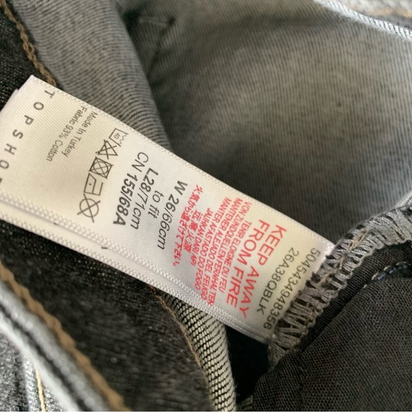 Topshop Dark wash skinny jeans - Picture 3 of 4